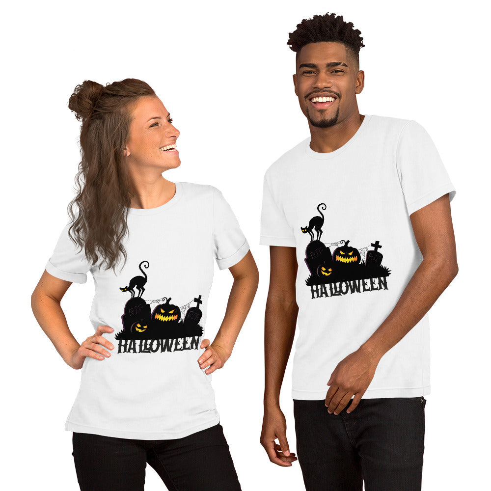 Cemetery Halloween Unisex t-shirt