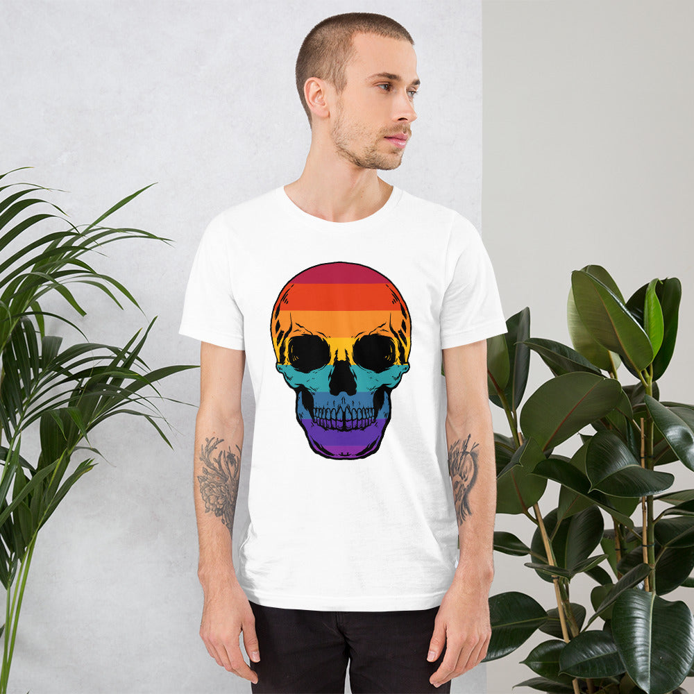 Rainbow Skull Unisex t-shirt