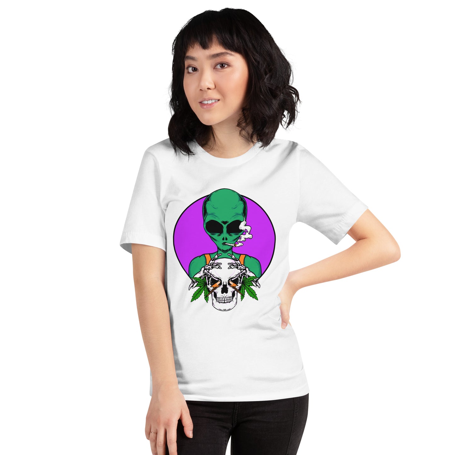 Alien&Skull Unisex t-shirt