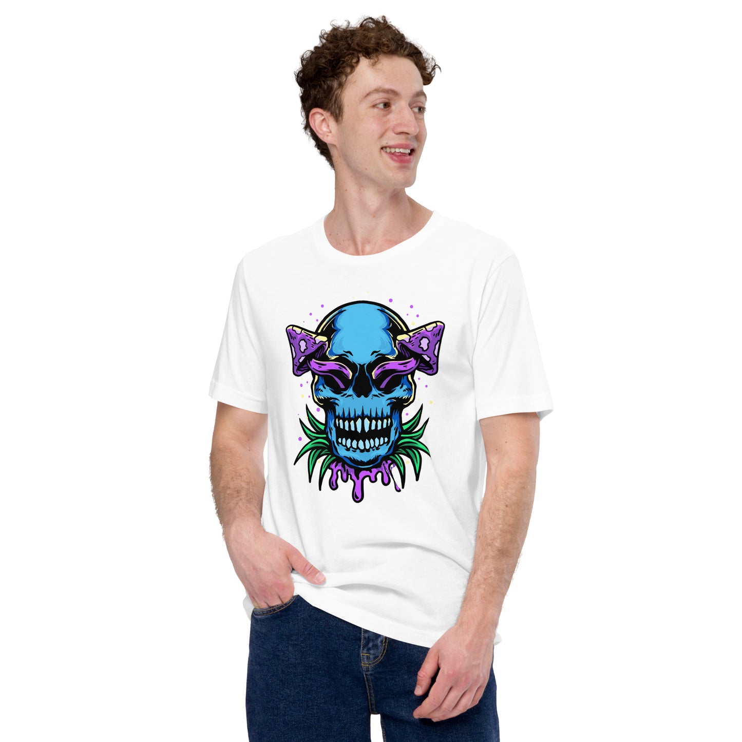 Skull Mushrooms Unisex t-shirt