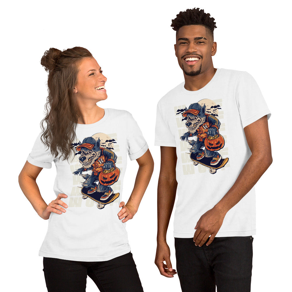 Wolf Halloween Unisex t-shirt