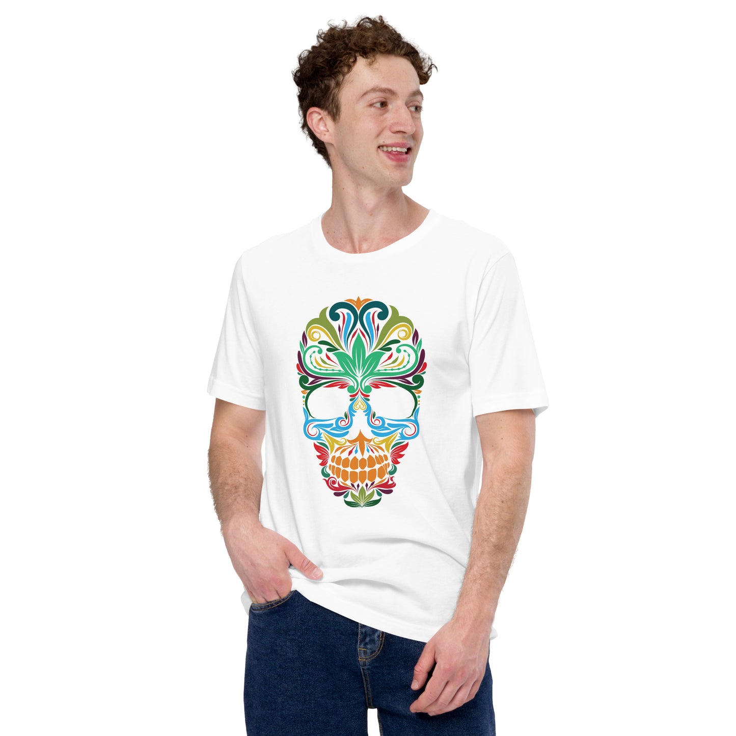 Skull Colors Unisex t-shirt