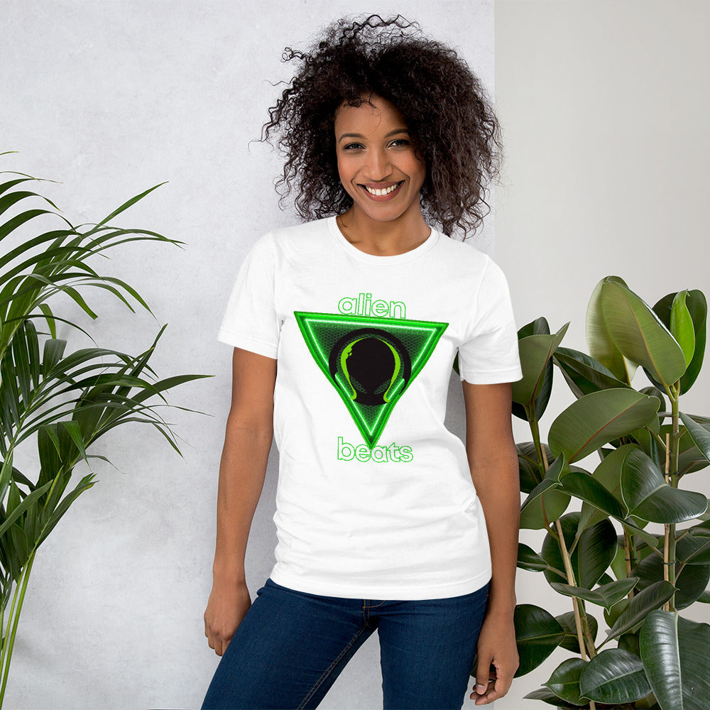 Alien Beats Unisex t-shirt