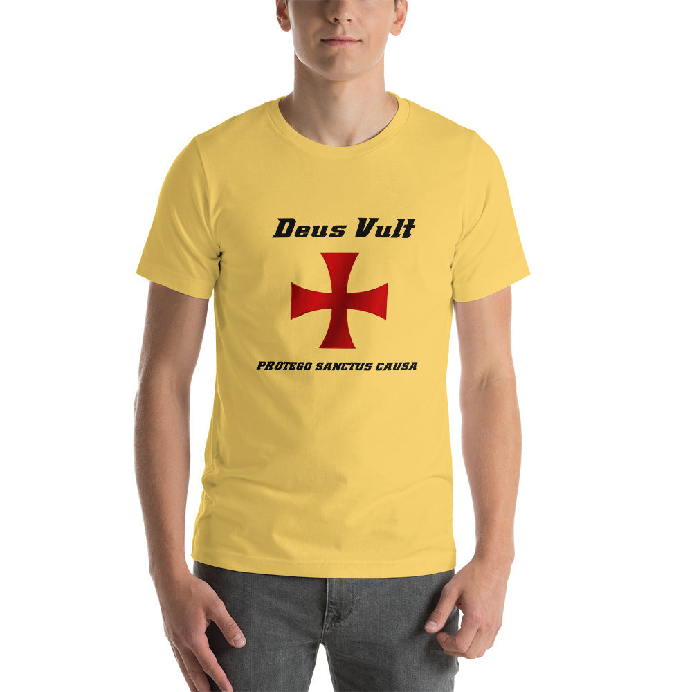 Templar Deus Vult B Unisex t-shirt