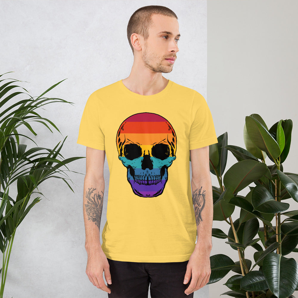 Rainbow Skull Unisex t-shirt