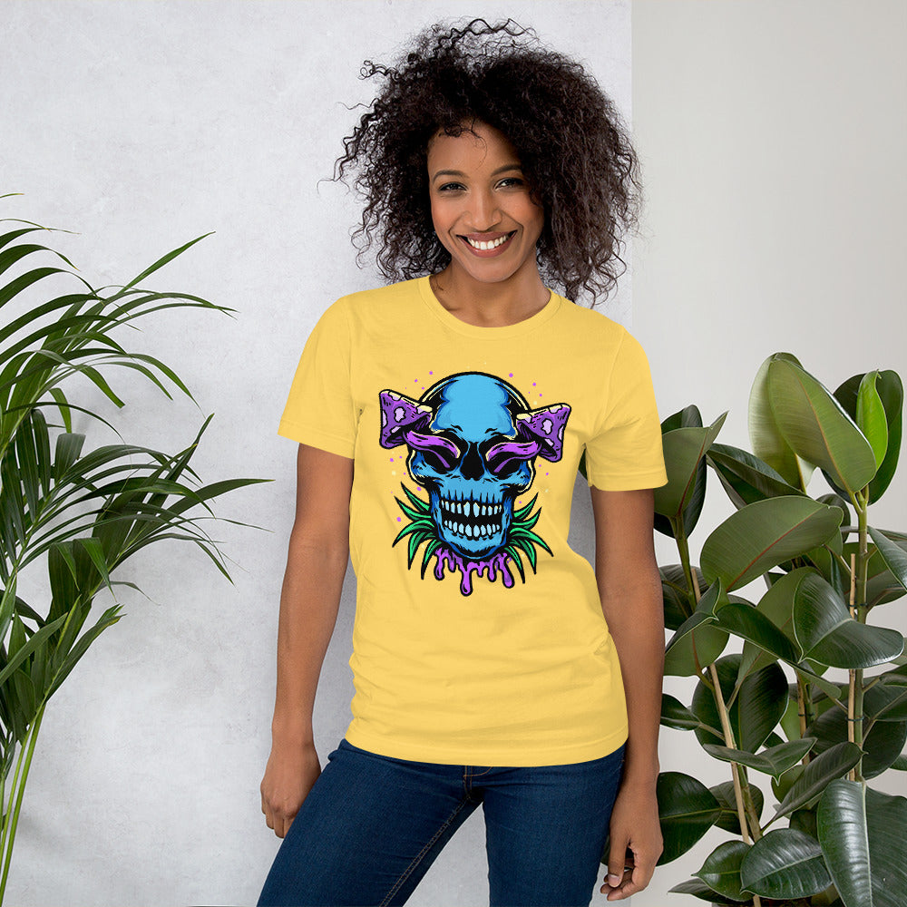 Skull Mushrooms Unisex t-shirt