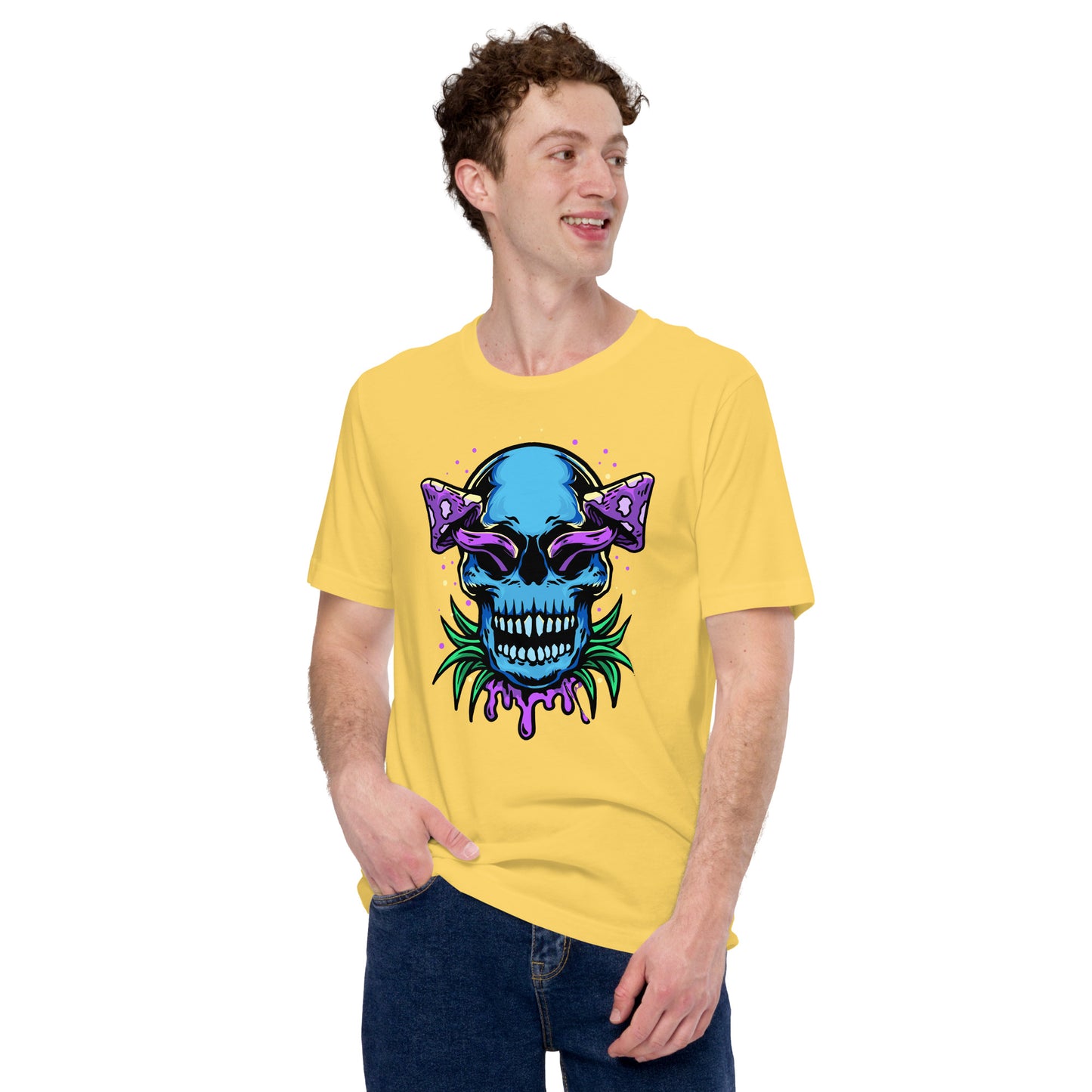 Skull Mushrooms Unisex t-shirt