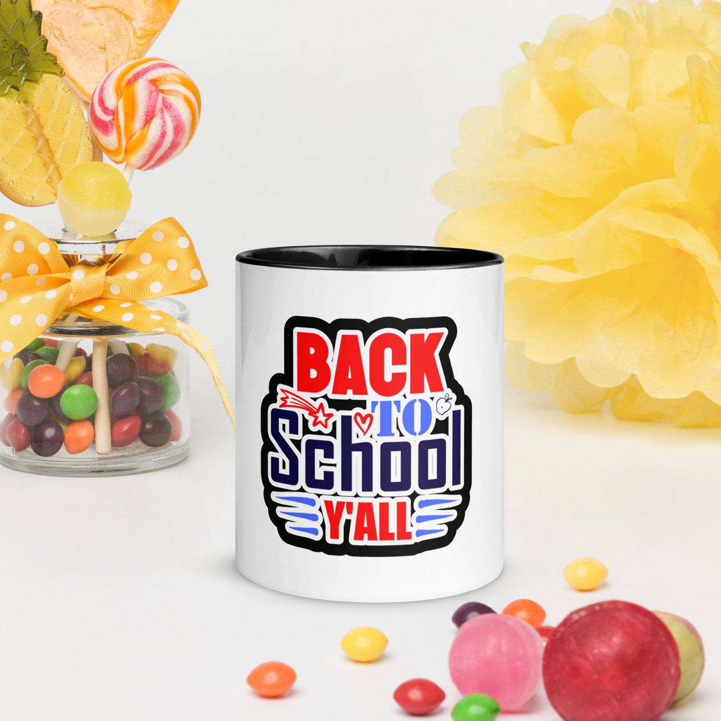 Back To School 4 Mug with Color Inside