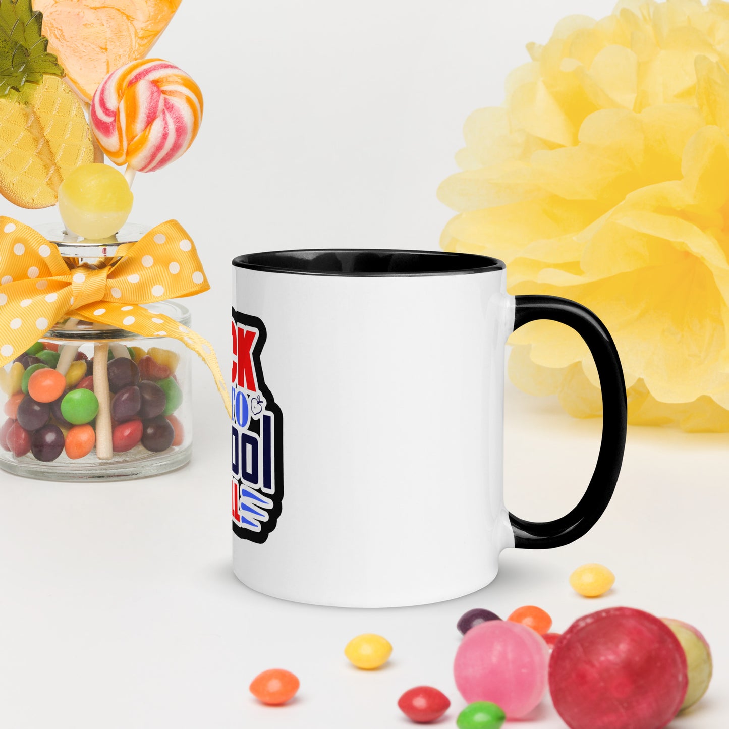 Back To School 4 Mug with Color Inside