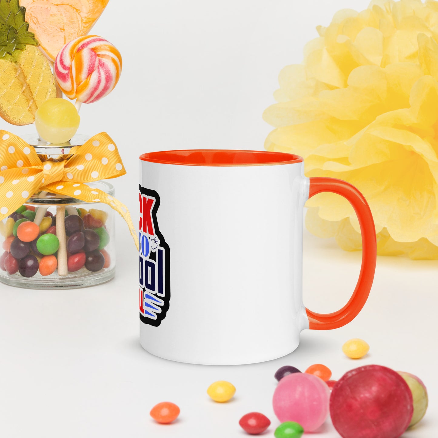 Back To School 4 Mug with Color Inside