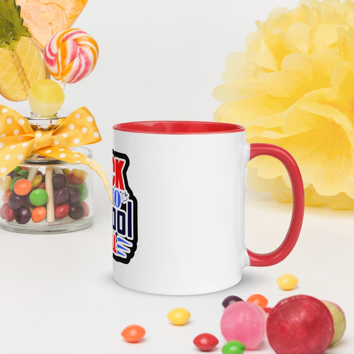 Back To School 4 Mug with Color Inside