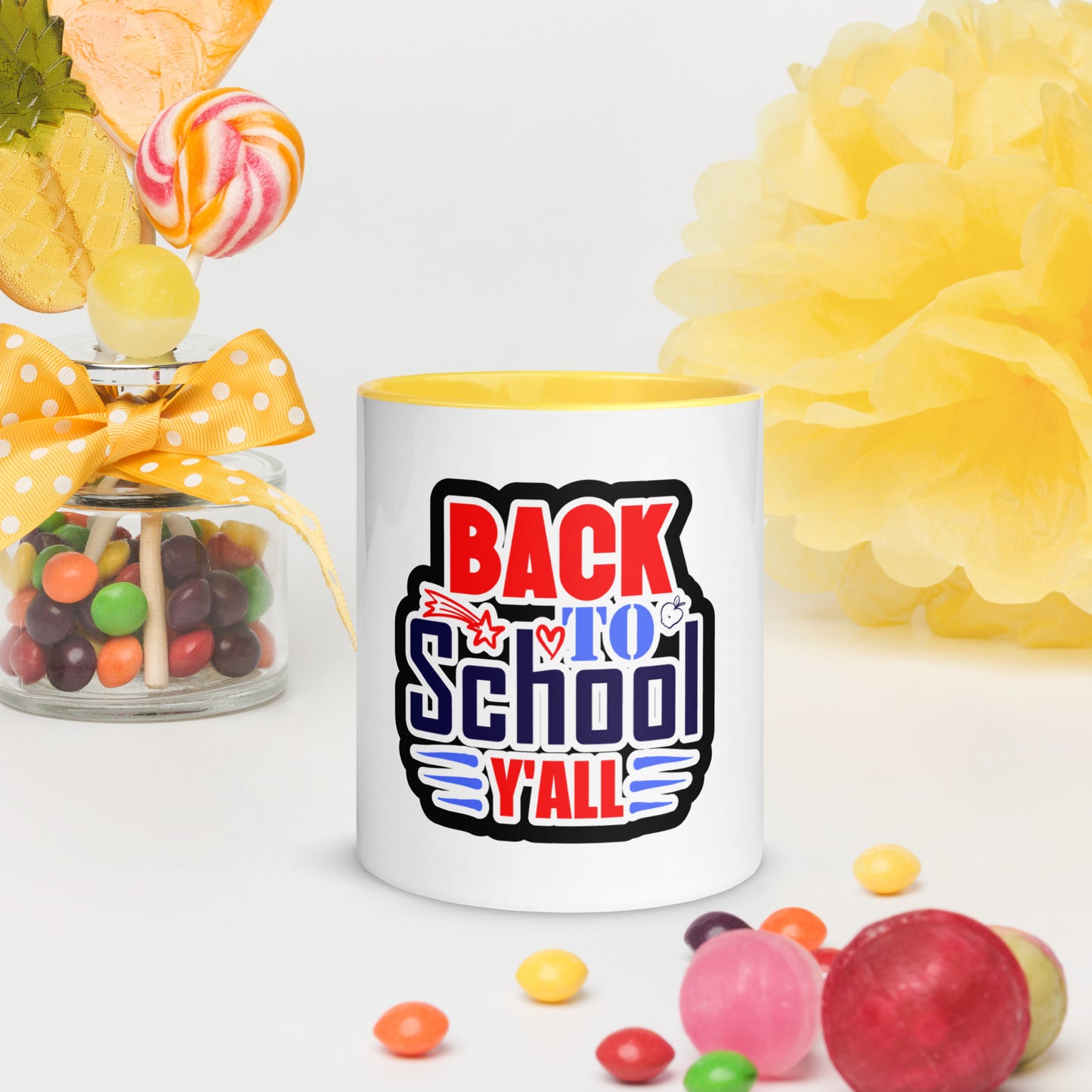 Back To School 4 Mug with Color Inside