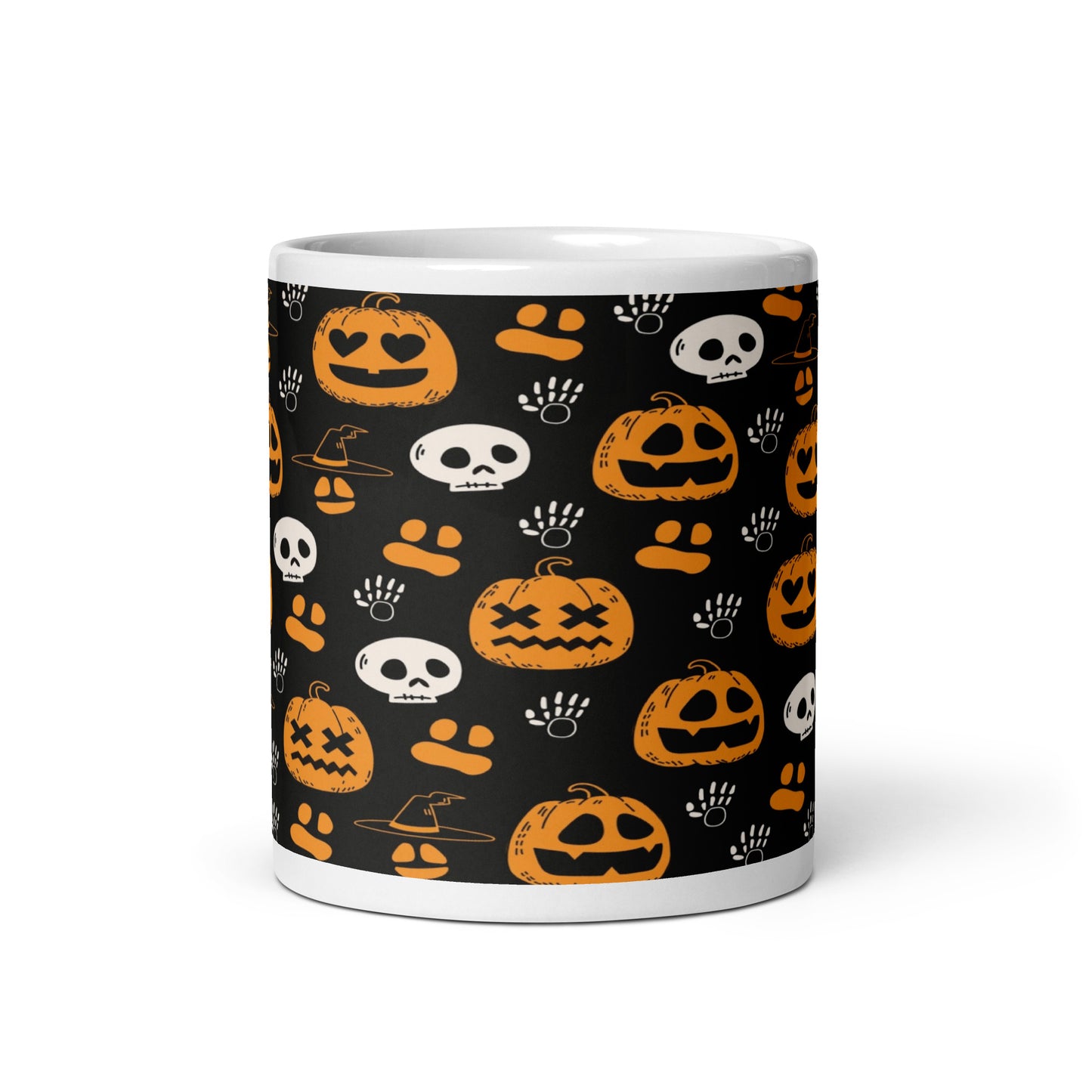 Halloween Fun White glossy mug