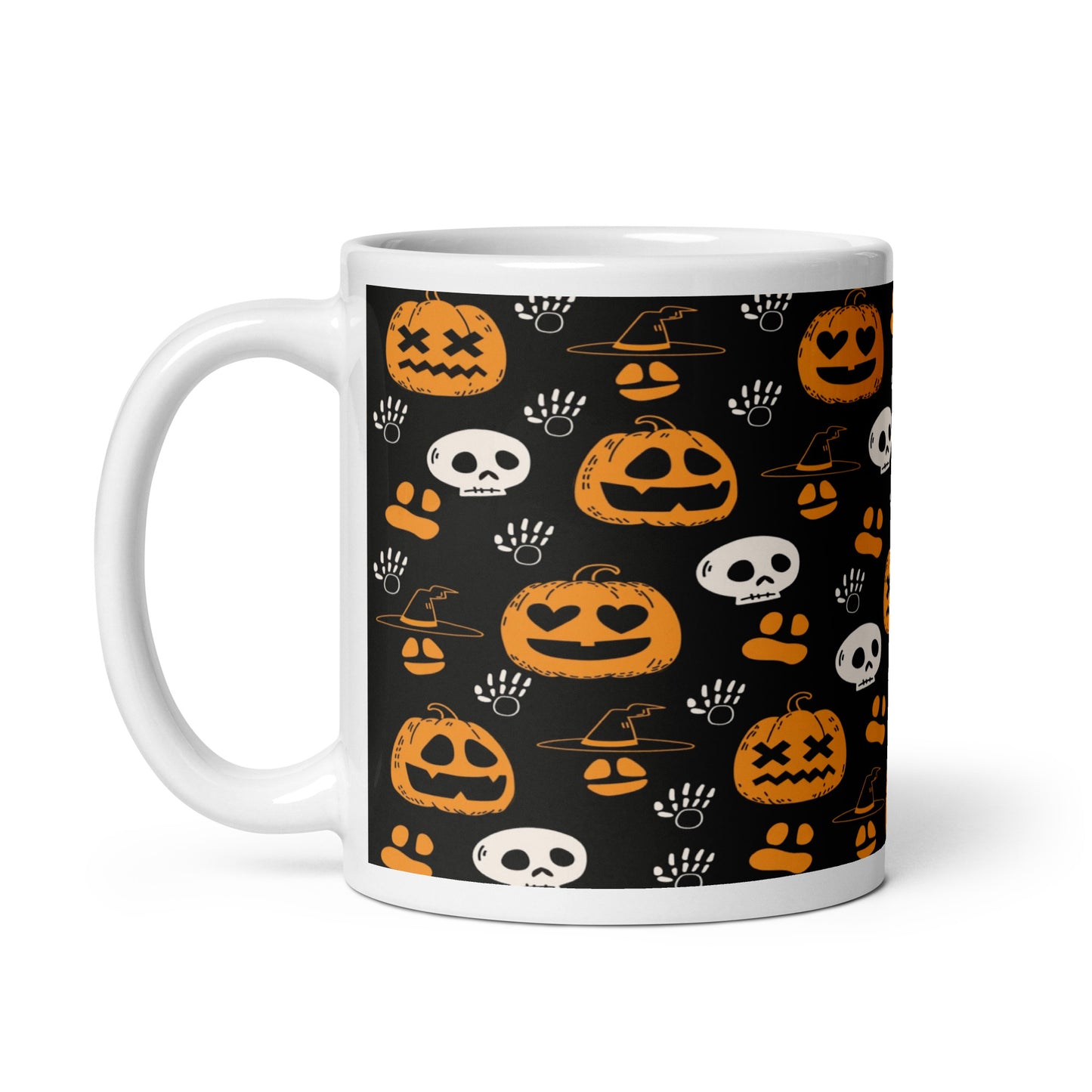 Halloween Fun White glossy mug