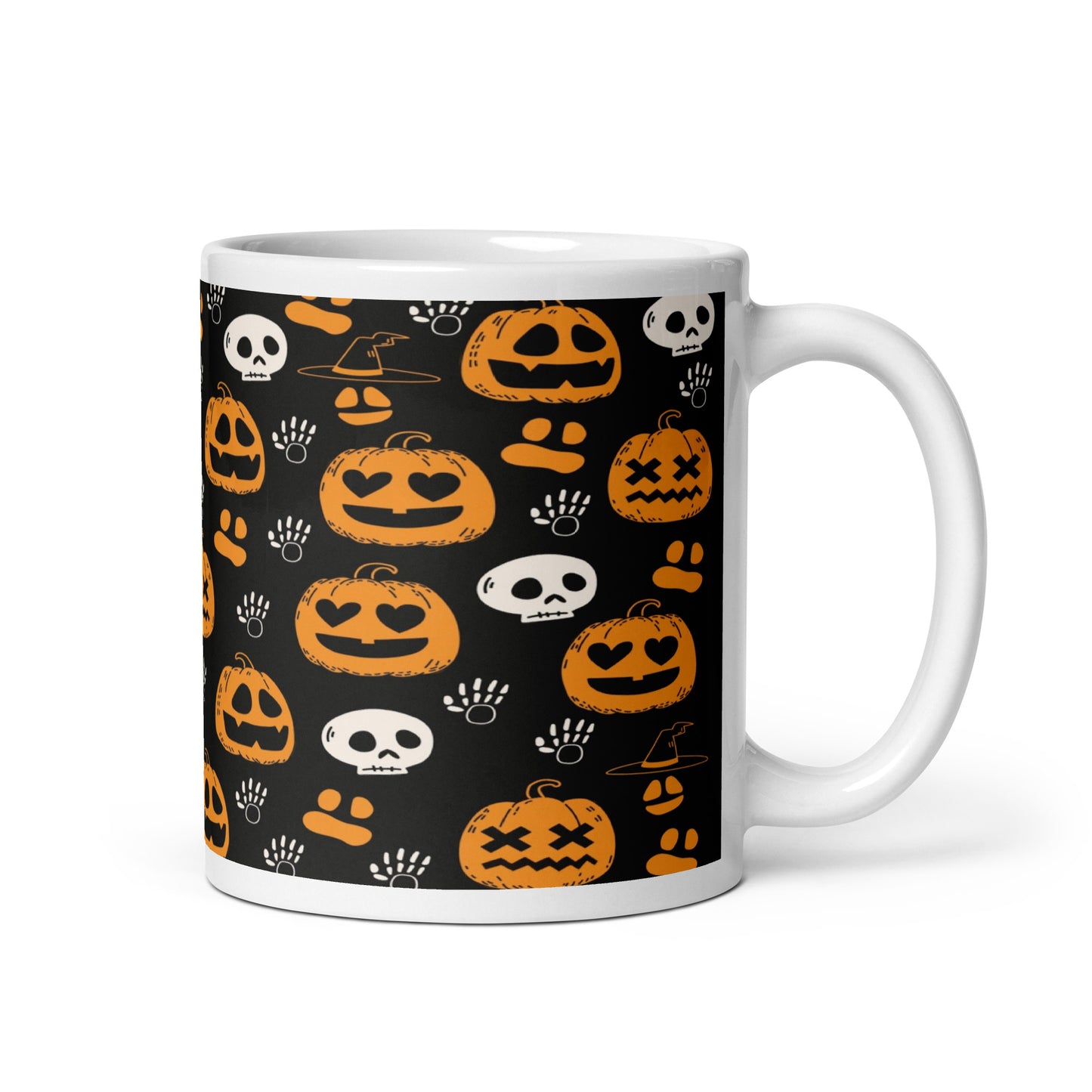 Halloween Fun White glossy mug