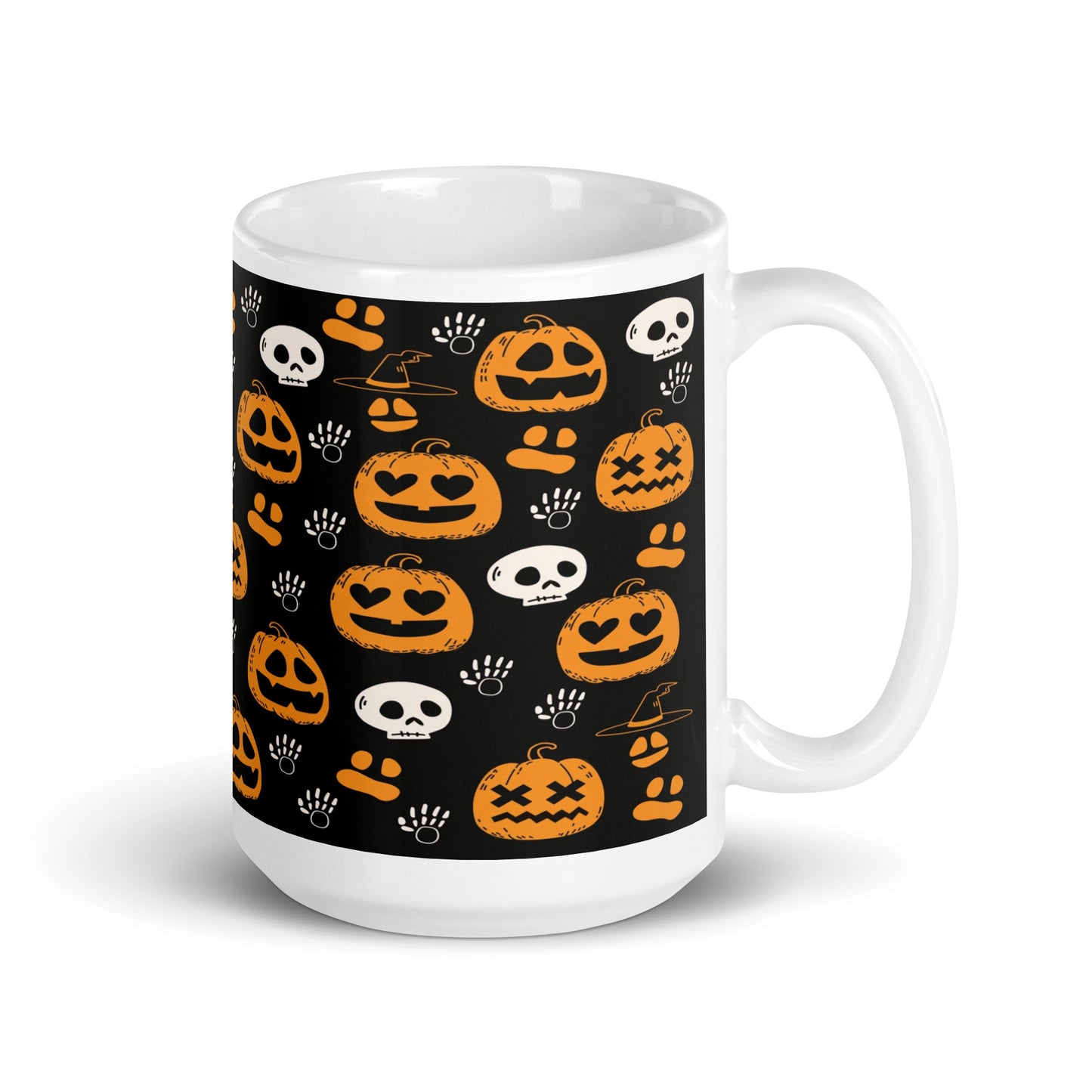 Halloween Fun White glossy mug